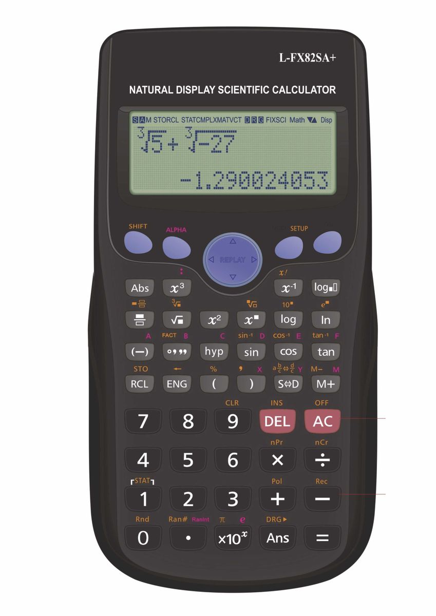 252-Functions Natural Display Scientific Calculator