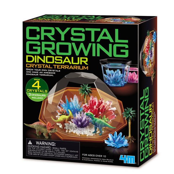 4M Dino Crystal Terrarium