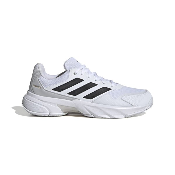 adidas Men's CourtJam Control 3 Tennis Shoes - Cloud White/Core Black/Grey2