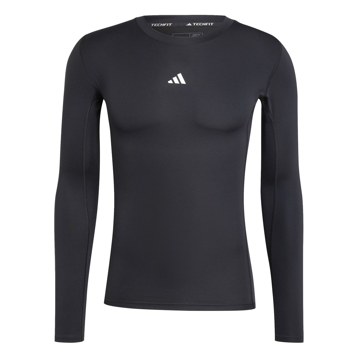 adidas Men's TECHFIT Compression Training Long Sleeve T-Shirt - Black