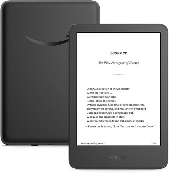 Amazon Kindle 6" (16 GB) Wi-Fi 11th Gen 2024 Without Ads - Black