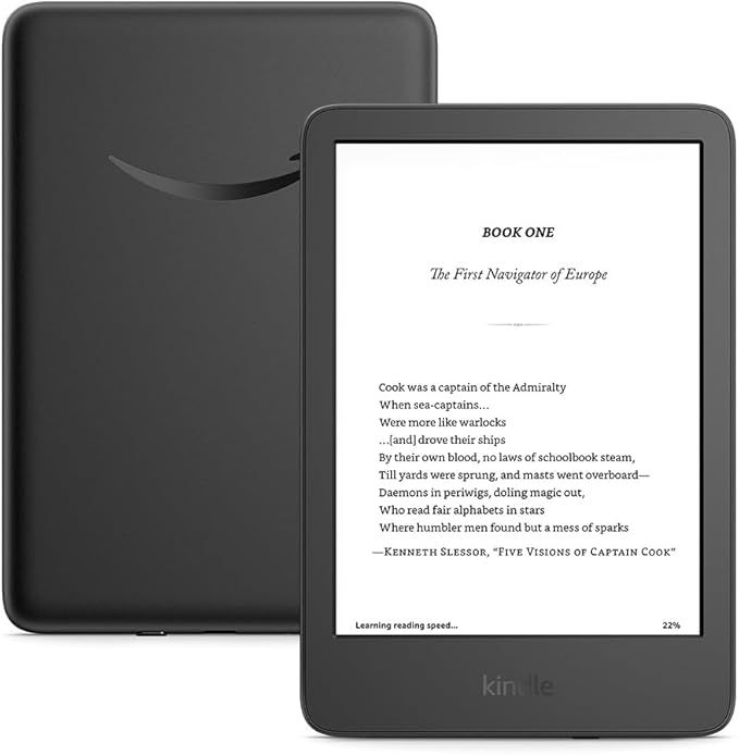 Amazon Kindle 6" (16 GB) Wi-Fi 11th Gen 2024 Without Ads - Black