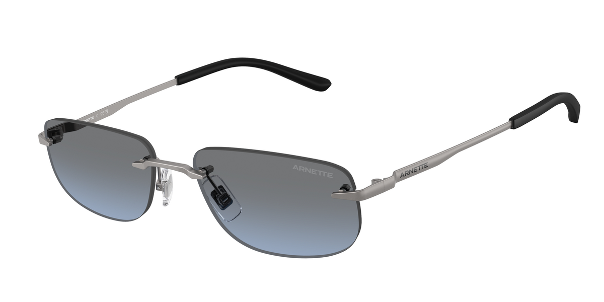 Arnette AN3096 Sunglasses in Blue Gradient Grey - Matte Gunmetal/Blue Gradient Grey