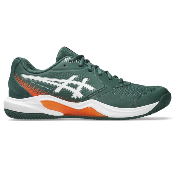 ASICS Men's GEL-DEDICATE 9 PADEL Shoes - JEWEL GREEN/WHITE