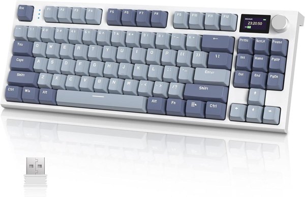 ATTACK SHARK K86 Mechanical Keyboard,Wireless Gaming Keyboard,RGB Backlit