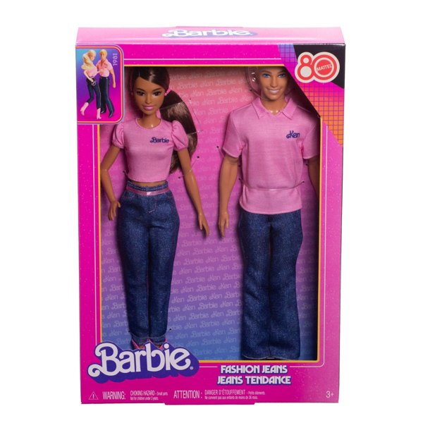Barbie Fashion Jeans Dolls Mattel 80