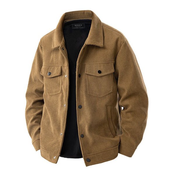 BERNIE.B Jackets For Men - Men's Corduroy Jackets - Brown