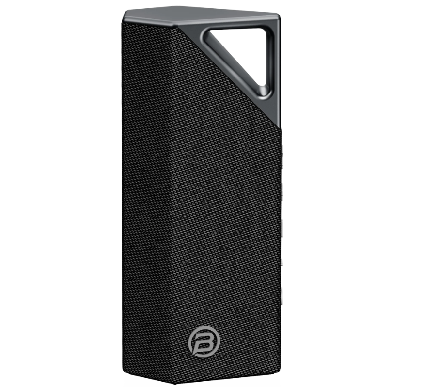 Bugani Brief Portable Bluetooth Speaker 28W - IPX7 Waterproof - Black Ash