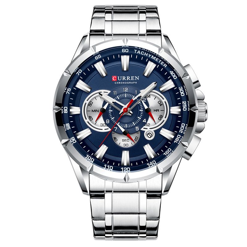 Curren 8363 Chronograph Men's Watch - Blue