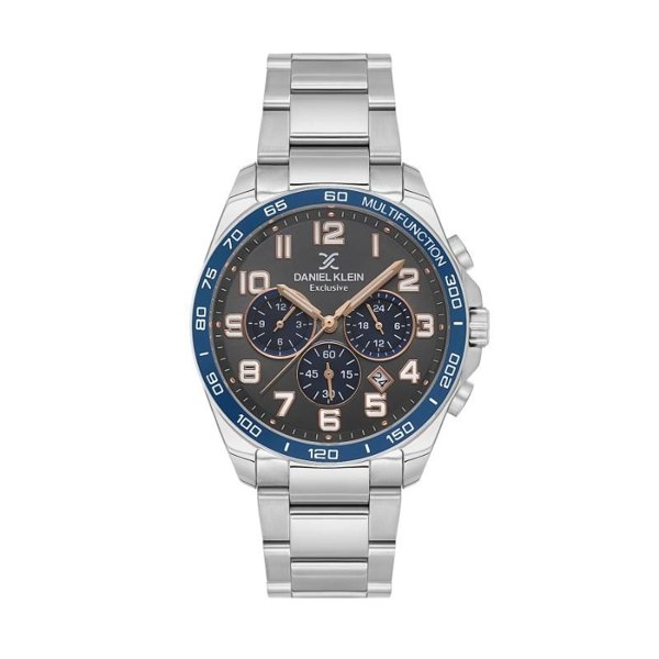 Daniel Klein Men's Multifunction Stainless Steel Watch
