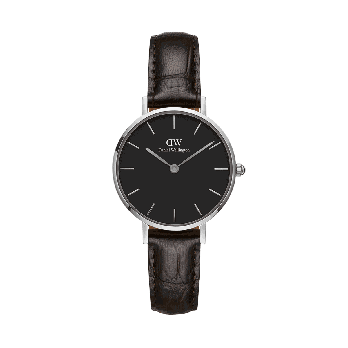 Daniel Wellington Women Stainless steel Formal Watch 28mm - Silver tone and Black