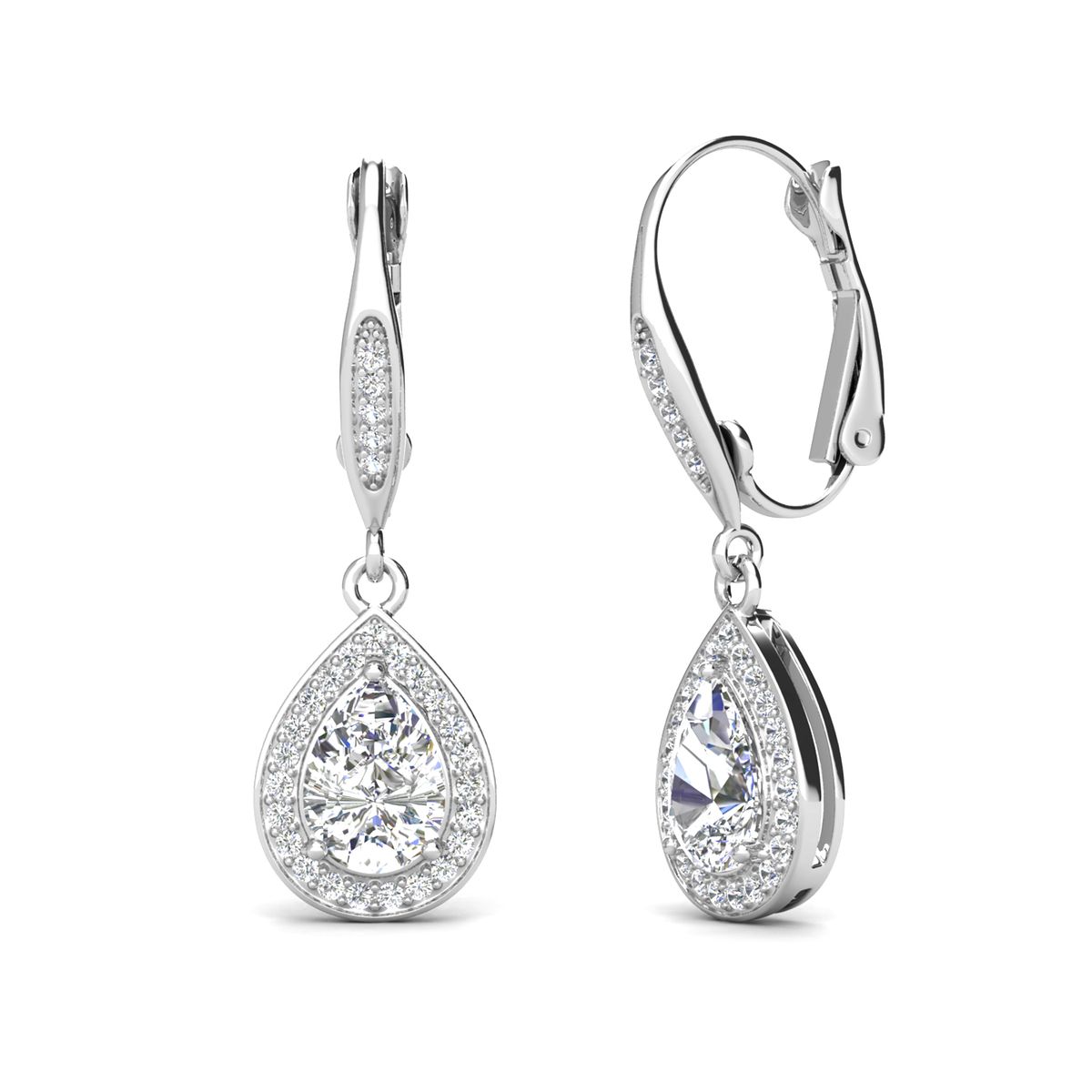 Destiny Xiena Drop Earring with Swarovski Crystals