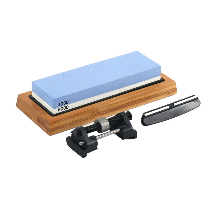 Double Sided Whetstone Knife Sharpening Stone Kit