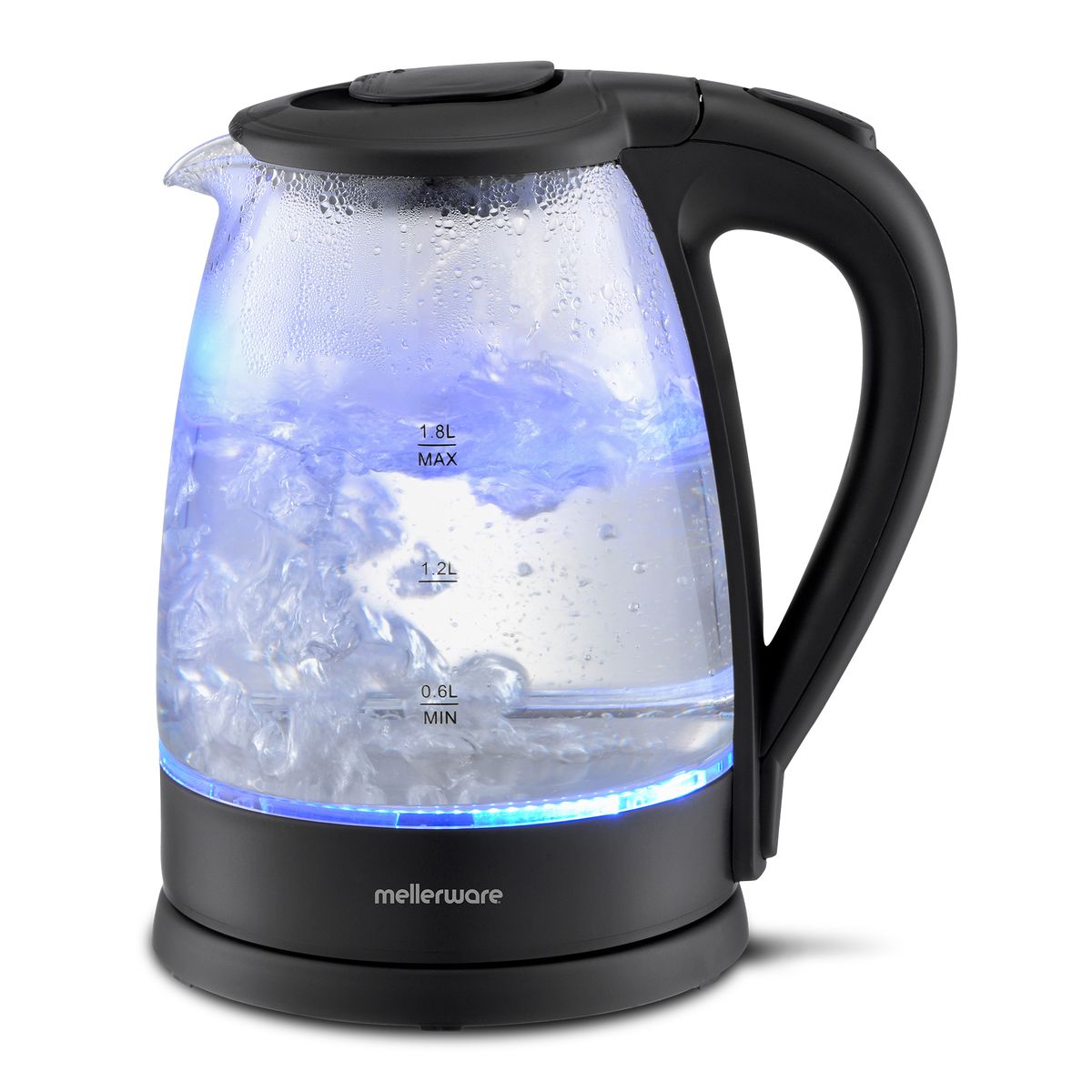 Mellerware Glass Cordless Kettle 1.8L