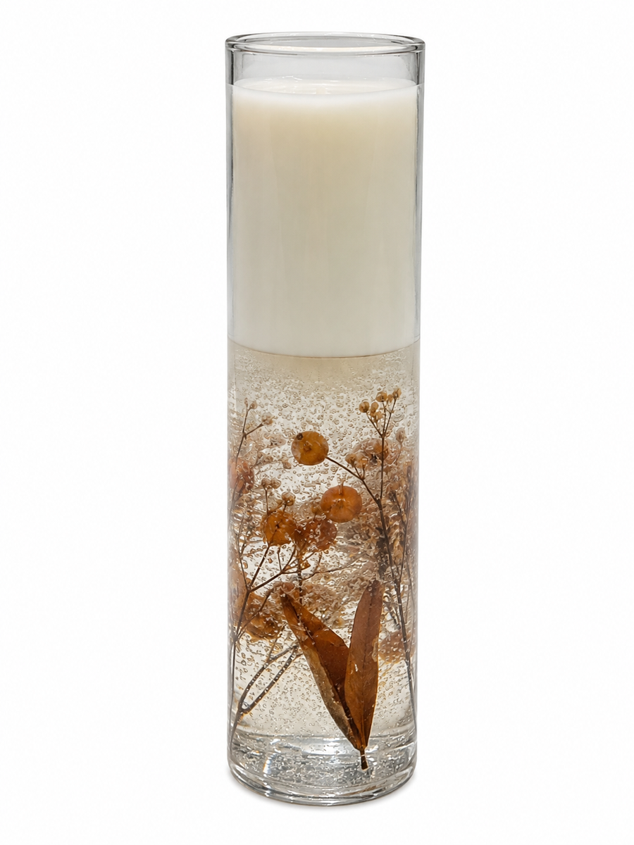 GlowB - Soy and Gel Wax - Scented Handmade Candle - Red Pomegranate - 270g