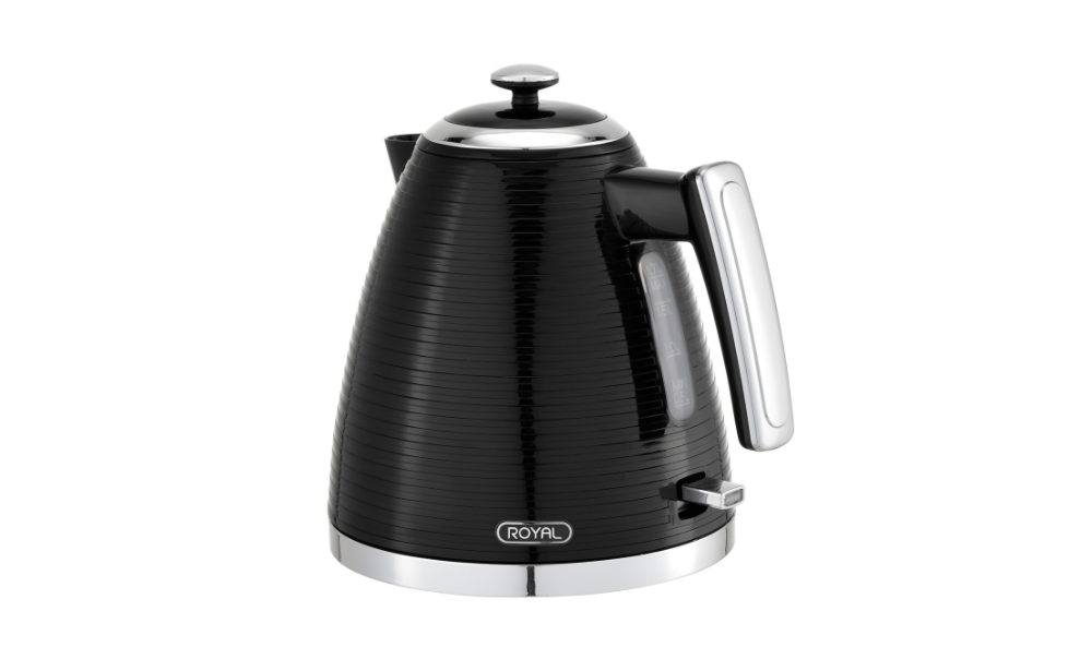 High End Royal 1.7L Electric Kettle - Black