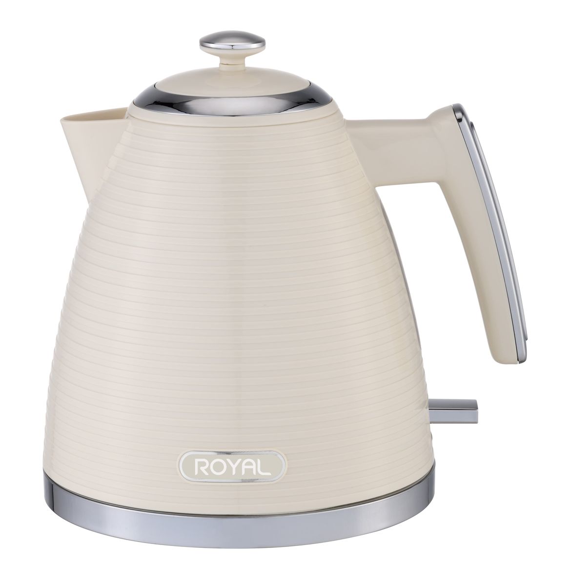 High End Royal 1.7L Electric Kettle - Cream