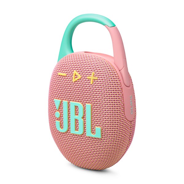 JBL Clip 5 Portable Waterproof Bluetooth Speaker - Funky Pink