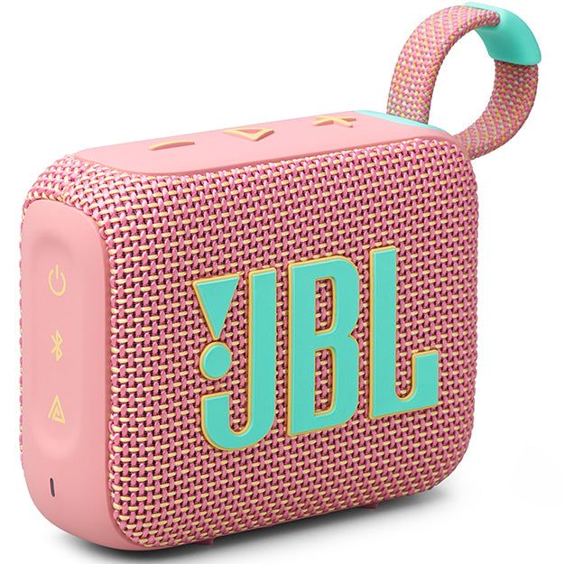 JBL Go 4 Portable Waterproof Bluetooth Speaker - Pink