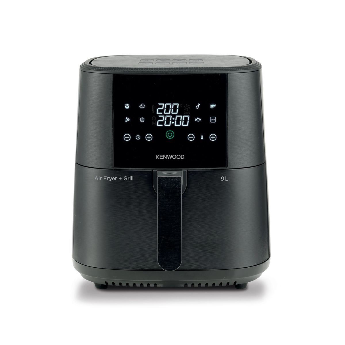 Kenwood - 9 Litre Basket Air Fryer with Grill Feature - HFP92.000BK