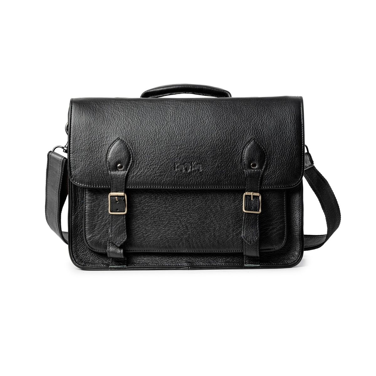 Leather Laptop Messenger Bag - 15" Briefcase | King Kong Leather