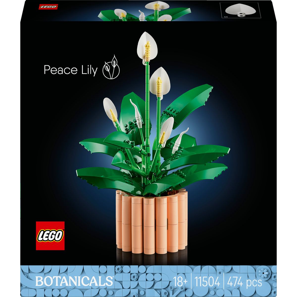 LEGO® Botanicals Peace Lily Flower Decor 11504