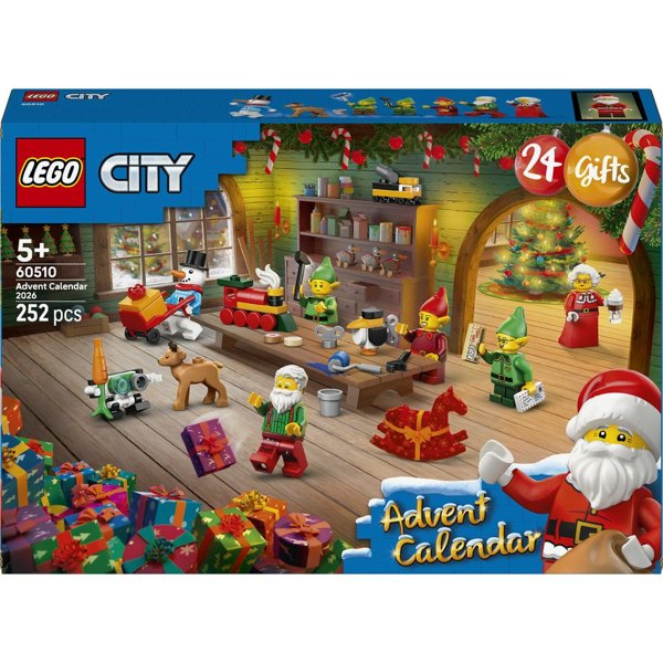 LEGO® City Advent Calendar 2026 Santa’s Workshop Toy 60510