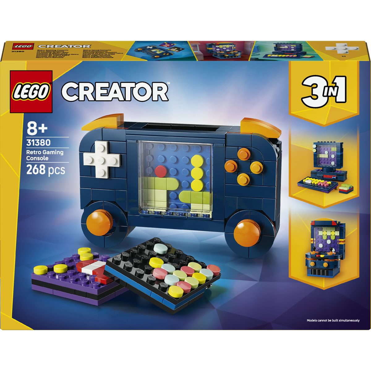 LEGO® Creator 3 in 1 Retro Gaming Console Building Toy 31380
