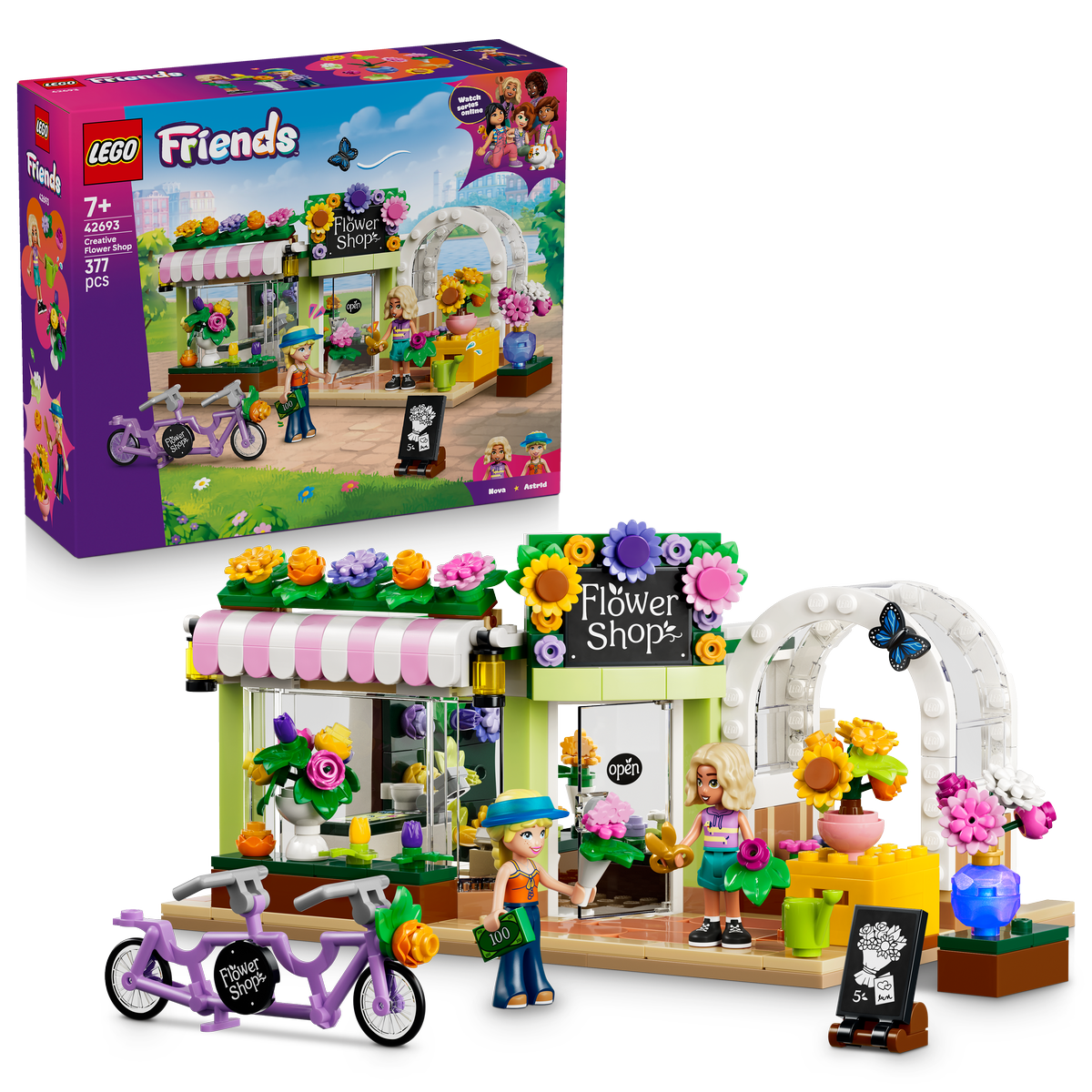 LEGO® Friends Creative Flower Shop Building Toy 42693