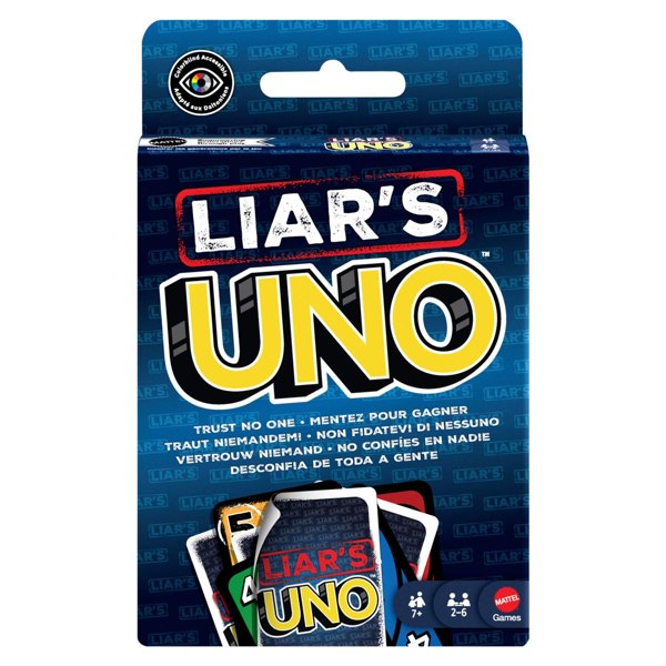 Liar's UNO Card Game for Adults, Kids, Families, Parties & Game Nights