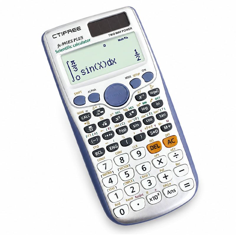 Maths Calculator 417 Functions Scientific Dual Power