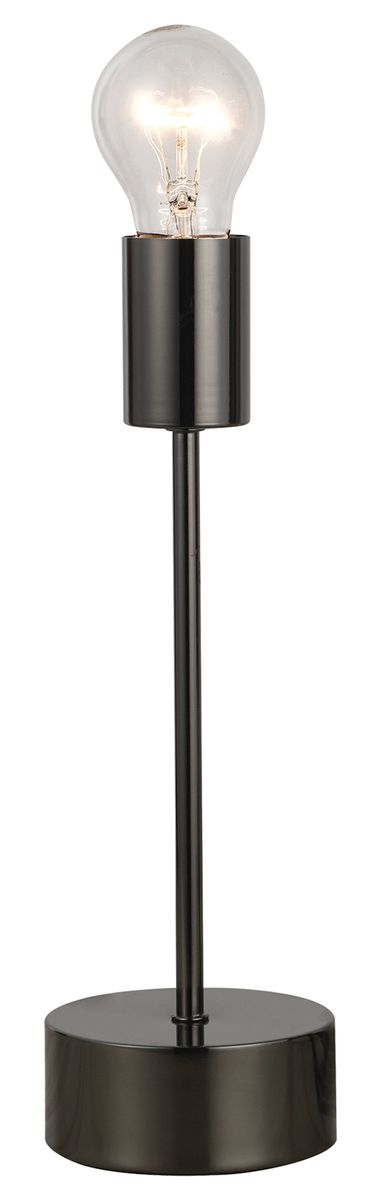 Metal Bedside Lamp - Gun Metal