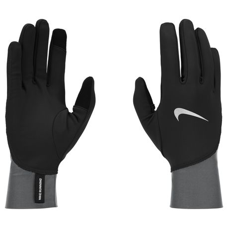 Nike Men's Pacer Midweight Running Glove Black/Smoke Grey/Silver