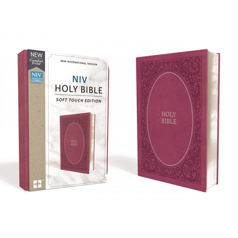 NIV, Holy Bible, Soft Touch Edition, Imitation Leather, Pink, Comfort Print