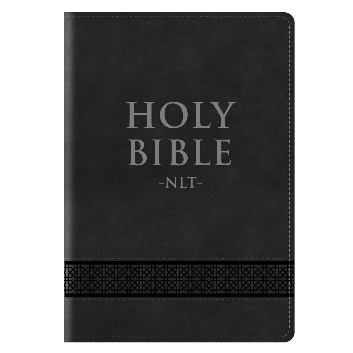 NLT Compact Bible with Zip, Faux Leather, Black (Small Bible)