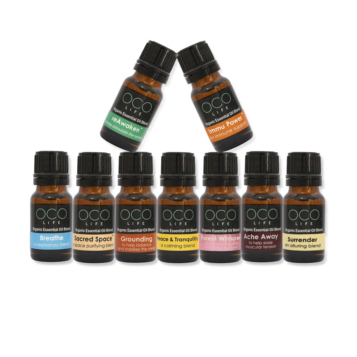 OCO Life 9 Essential Oil Diffuser Blends 10ml