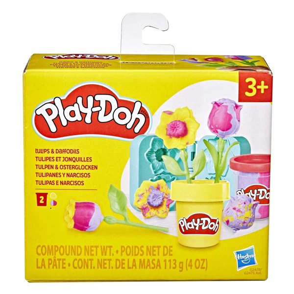 Play-Doh Tulips and Daffodils