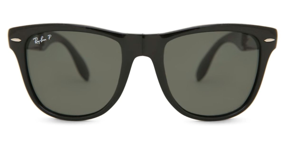 Ray-Ban Men's Folding Wayfarer RB4105 601/58 54 Polarized Sunglasses