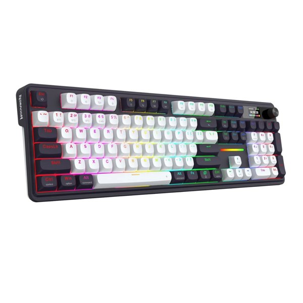 Redragon K762WB-RGB-PRO LCD Full-size Gasket Mechanical Keyboard