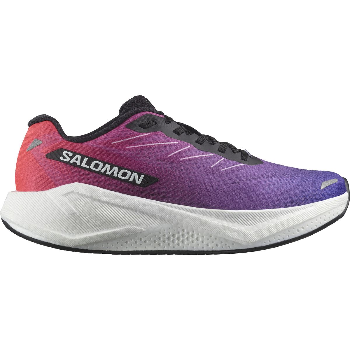 Salomon Women's Aero Blaze 3 Running Shoe - Neon Flame/Liberty/White