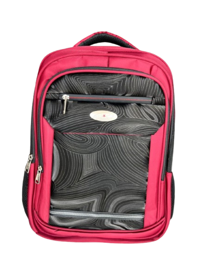 SaMag Biz 35L Large School Backpack or Laptop Bag Red