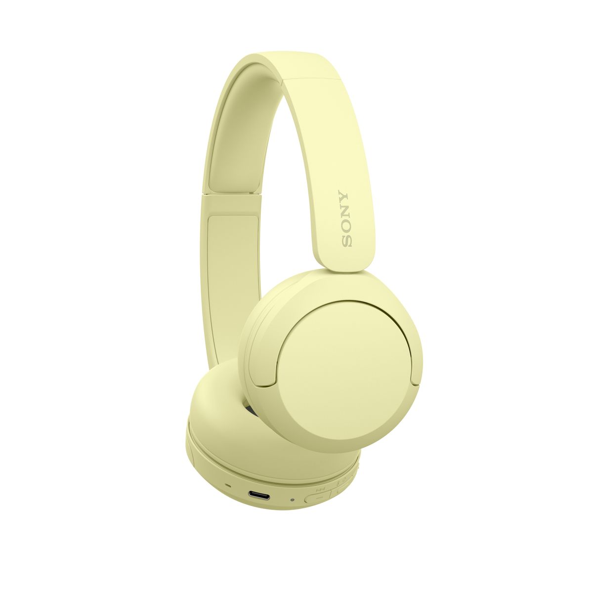 Sony WH-CH520 Wireless Bluetooth On-Ear Headphones - Yellow
