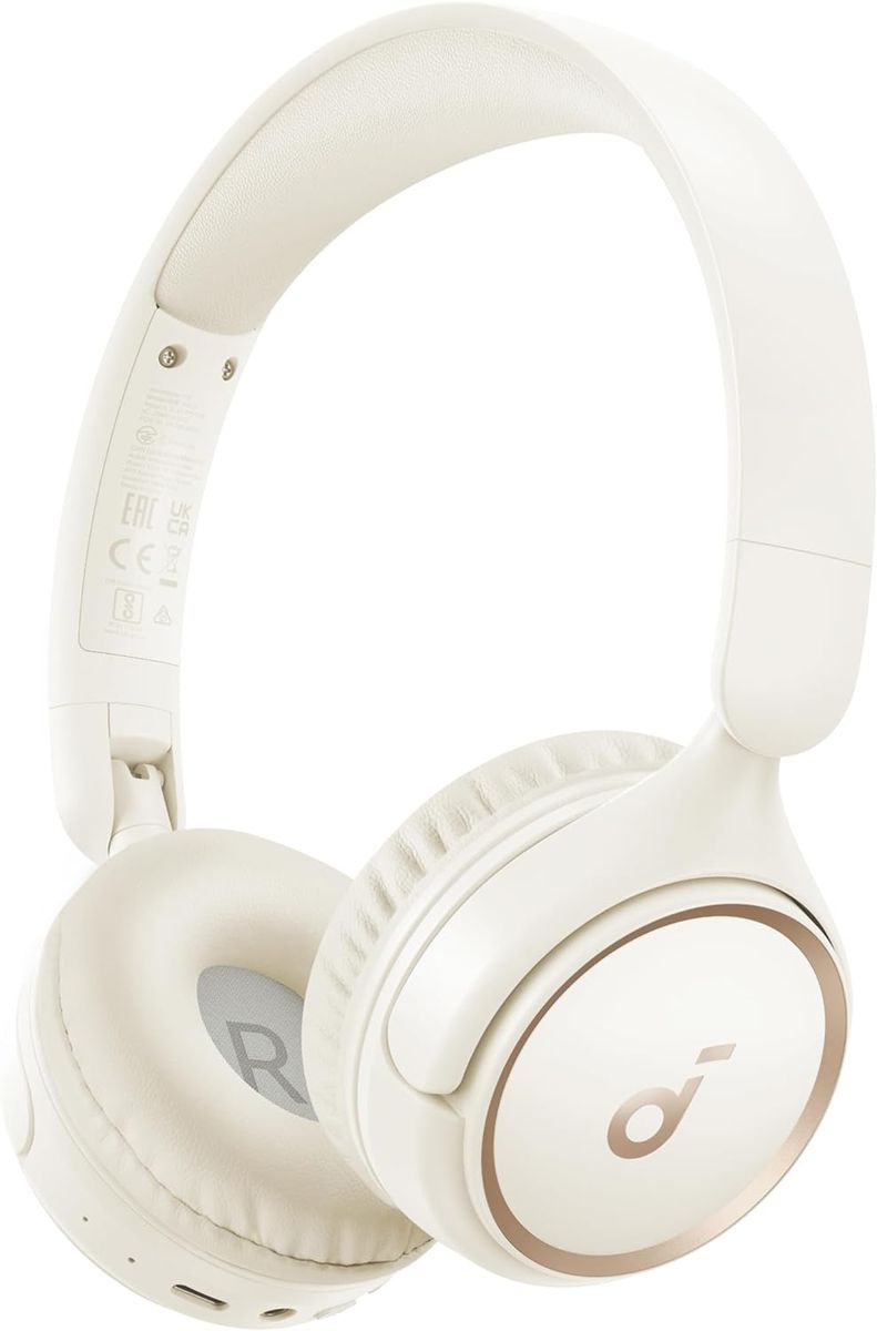 soundcore H30i Smart Wireless On-Ear Headphones - White