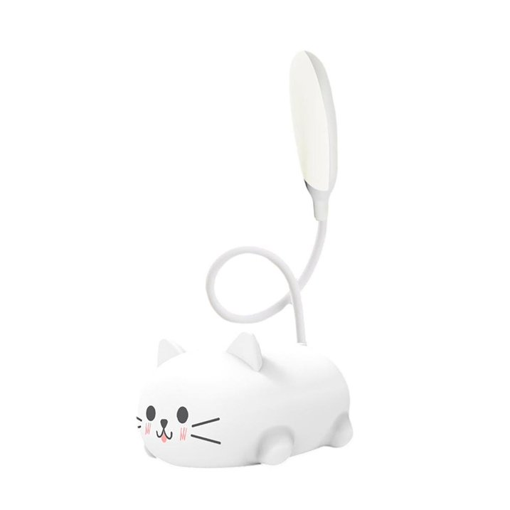 Table Lamp / Reading Lights / Led Desk Lamp / USB Rechargeable Bedside Lamp - White