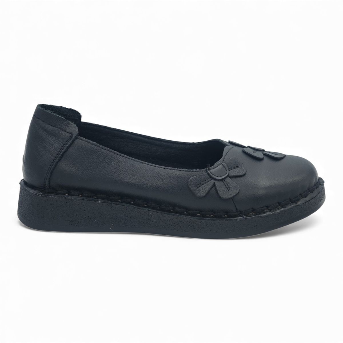 TTP Women's Leather Flower Slip-On Shoe TJ-1