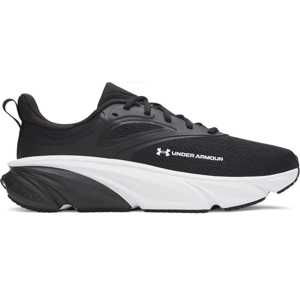 Under Armour Men's Charged+ Rogue 6 Road Running Shoes - Black