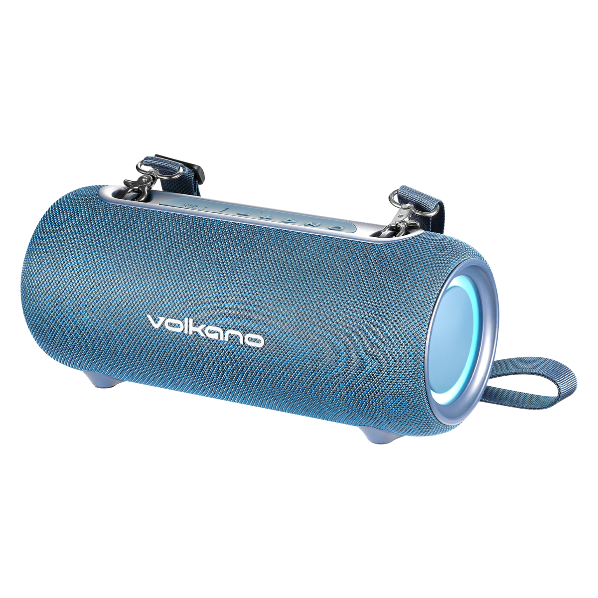 Volkano Mamba 2.0 Portable Bluetooth Speaker with FM Radio & TWS Pairing - Blue