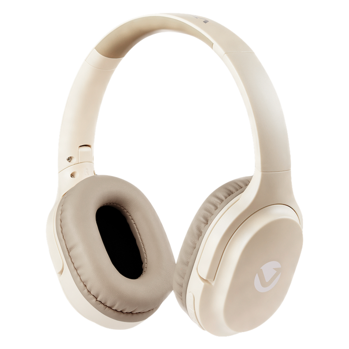 Volkano Pebble Series Bluetooth Wireless Headphones with Mic & 50hr Battery - Khaki