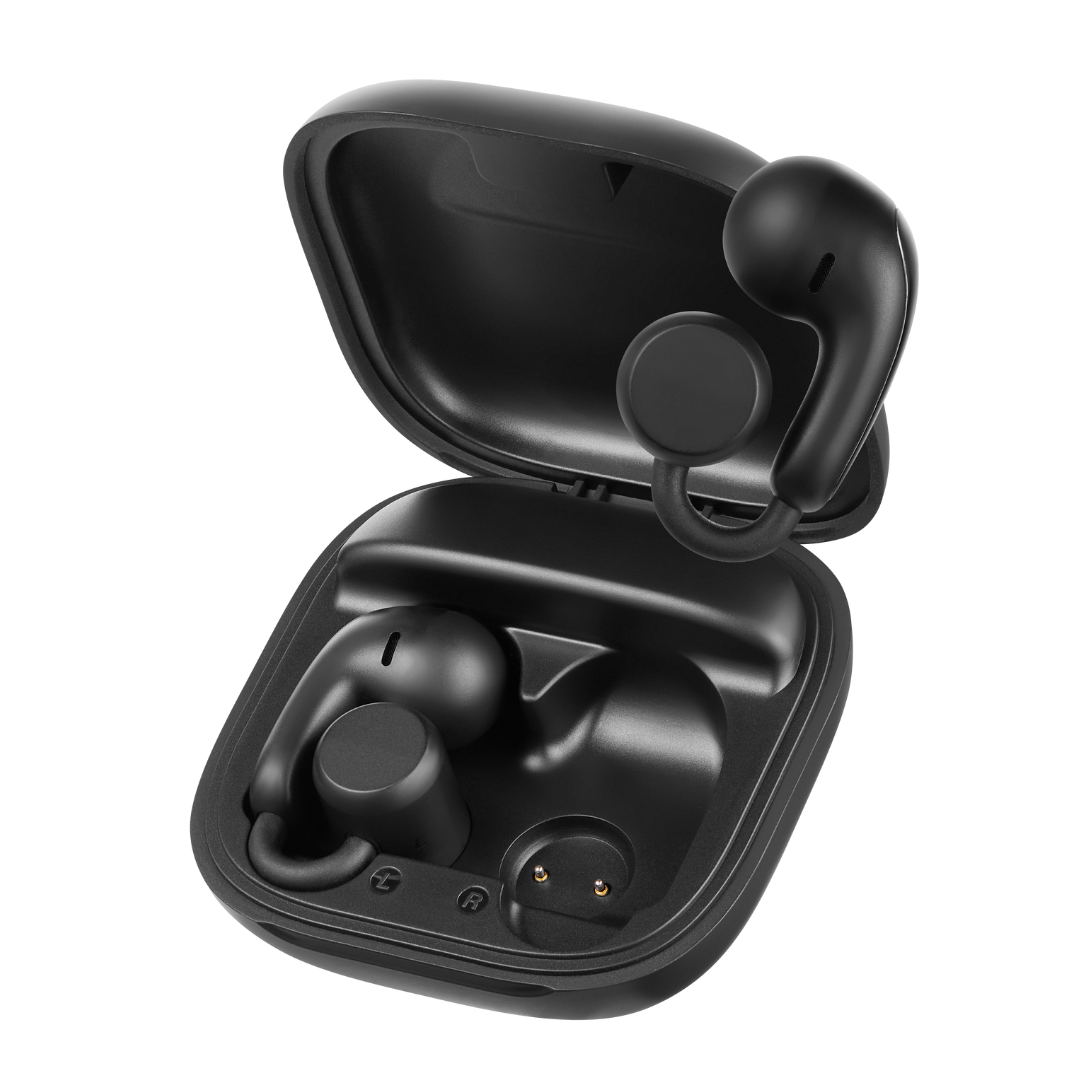 VolkanoX O400 ANC True Wireless Open-Ear (Air Conduction) Earphones - Black