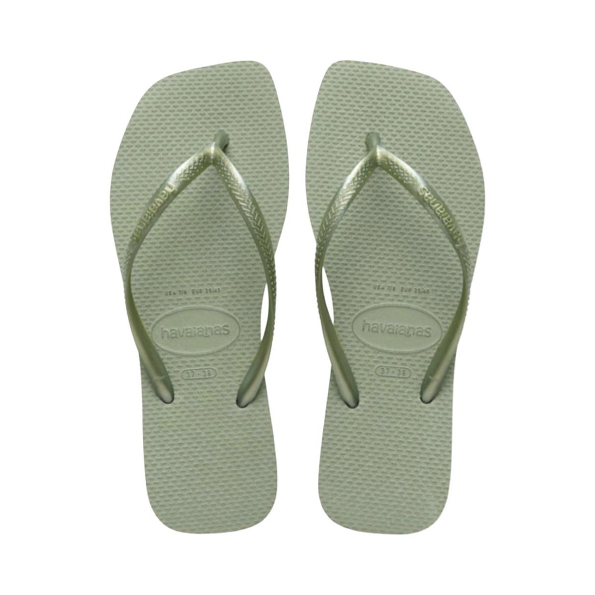 Women's Havaianas Flip Flops , Sandals - Slim Square - Green